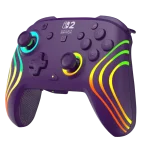 בקר גיימינג אלחוטי ל-Nintendo Switch 2 דגם Afterglow Wave Wireless Controller בצבע סגול מבית Turtle Beach