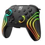 בקר גיימינג אלחוטי ל-Nintendo Switch 2 דגם Afterglow Wave Wireless Controller בצבע שחור מבית Turtle Beach