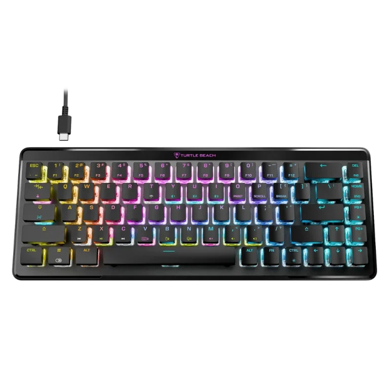 מקלדת גיימינג אלחוטית דגם Vulcan II Mini Air מבית Turtle Beach