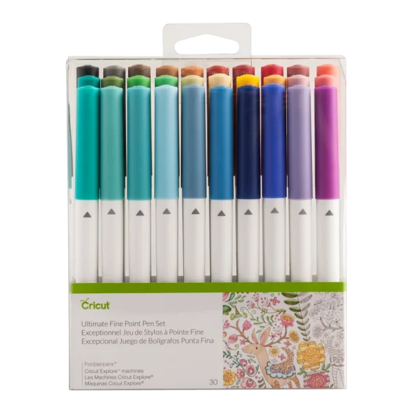 חבילת עטים (30) Cricut finepoint 0.4