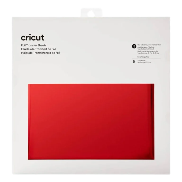 נייר CRICUT TRANS.FOIL12*12-אדום