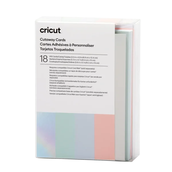 כרטיסי (18) Cricut Away R10 פסטל