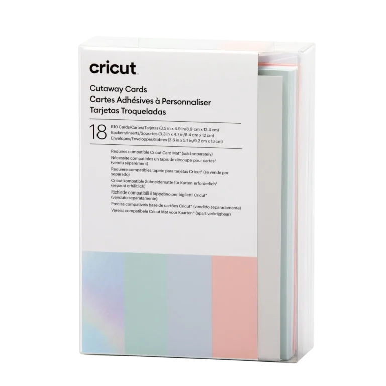 כרטיסי (18) Cricut Away R10 פסטל