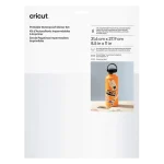 דף מדבקה שקוף עמיד במים מבית CRICUT