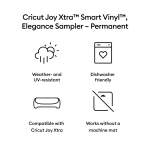 ניירות Smart Vinyl עבור Cricut Joy Xtra