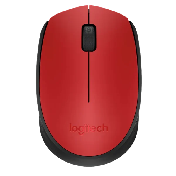 עכבר אלחוטי Logitech M171 Retail - בצבע אדום