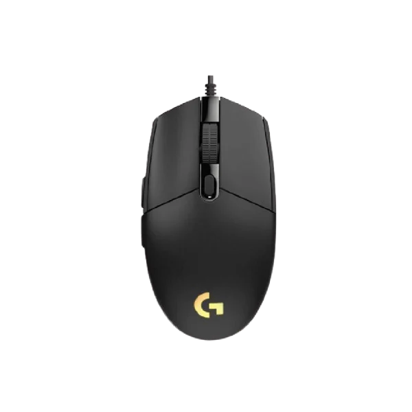 עכבר גיימינג שחור Logitech G102 LIGHTSYNC