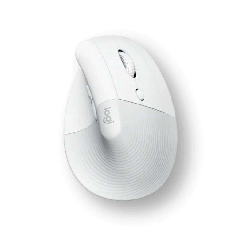 עכבר אלחוטי ארגונומי-LOGITECH LIFT FOR MAC – OFF WHITE