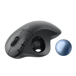 עכבר ארגונומי בצבע גרפיט LOGITECH ERGO M575S WIRELESS TRACKBALL
