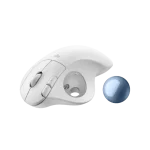 עכבר ארגונומי בצבע אופווייט LOGITECH ERGO M575S WIRELESS TRACKBALL