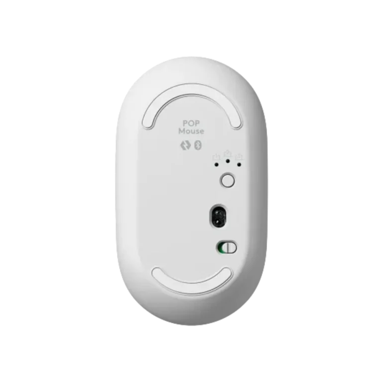 עכבר אלחוטי בצבע אוף-ווייט LOGITECH POP EMOJI