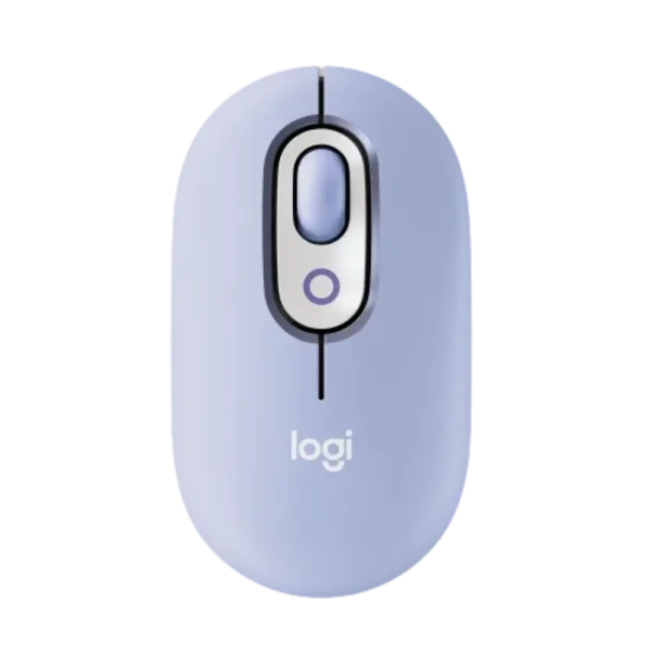 עכבר אלחוטי בצבע לילך LOGITECH POP EMOJI