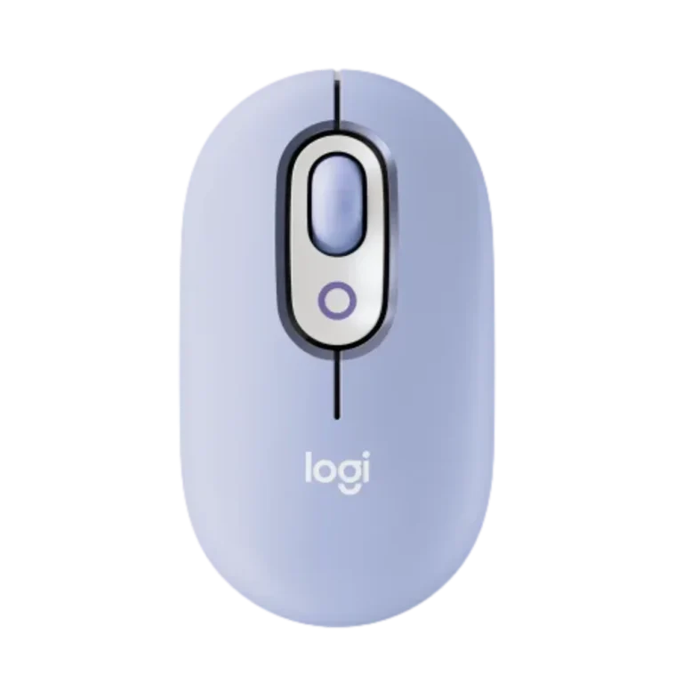 עכבר אלחוטי בצבע לילך LOGITECH POP EMOJI