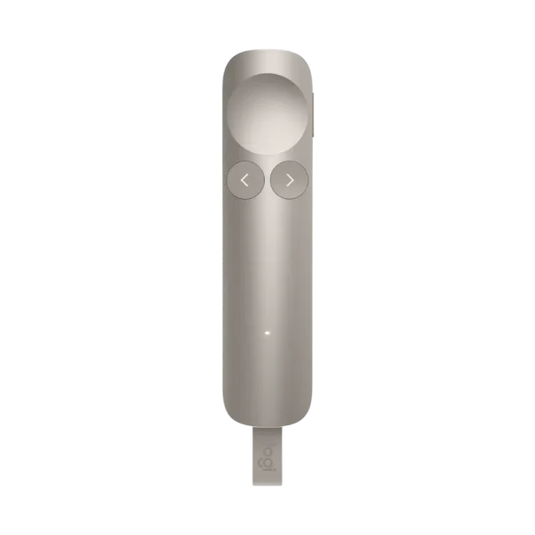 שלט מצגות אלחוטי מתקדם דגם Spotlight 2 בצבע חול מבית Logitech