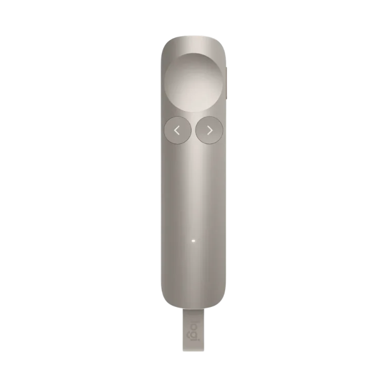 שלט מצגות אלחוטי מתקדם דגם Spotlight 2 בצבע חול מבית Logitech