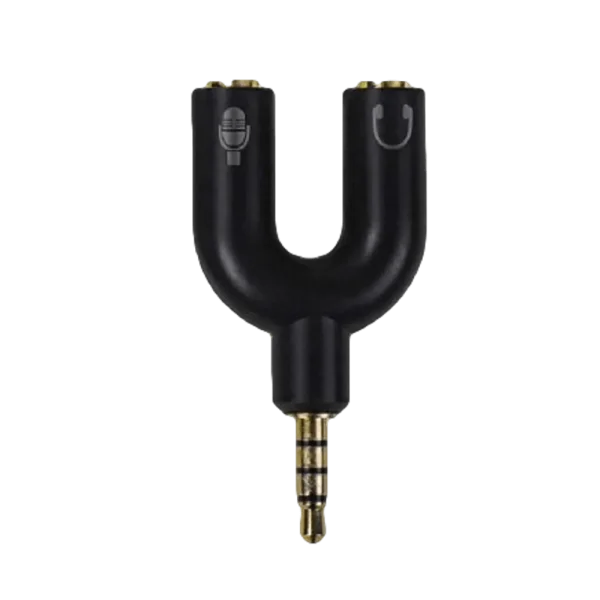 AUDIO SPLITTER מתאם אוזניות מבית SILVR LINE דגם MA-155