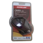 עכבר חוטי Silver Line OM88 USB בצבע סגול