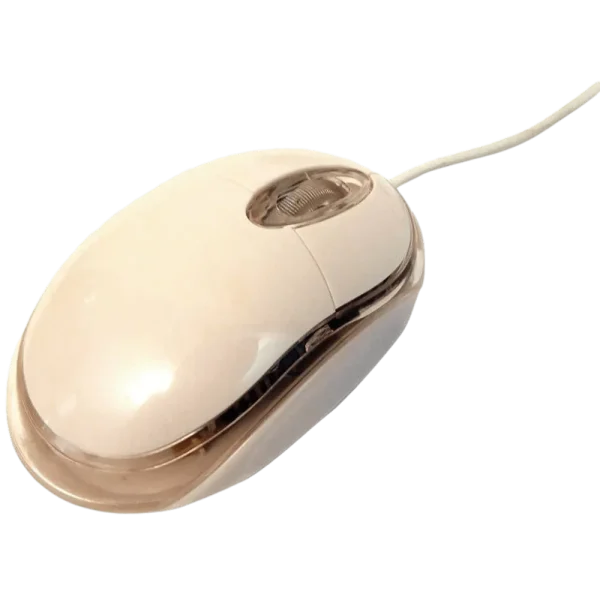 עכבר אופטי USB  OM-290 בצבע לבן