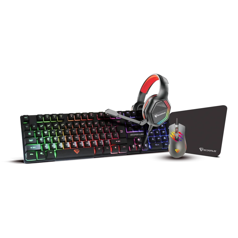 סט גיימינג 4 ב-1 מבית SCORPIUS