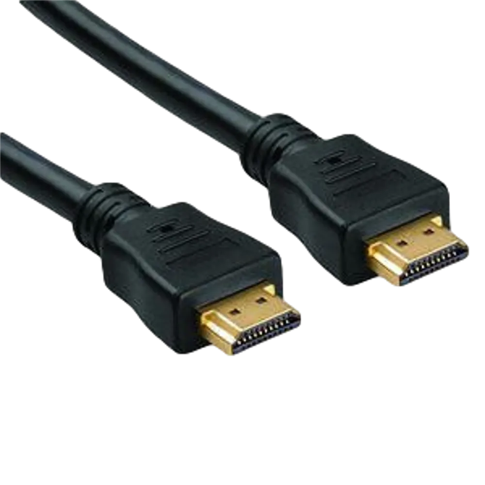 כבל HDMI- HDMI 2M HIGH SPEED זהב