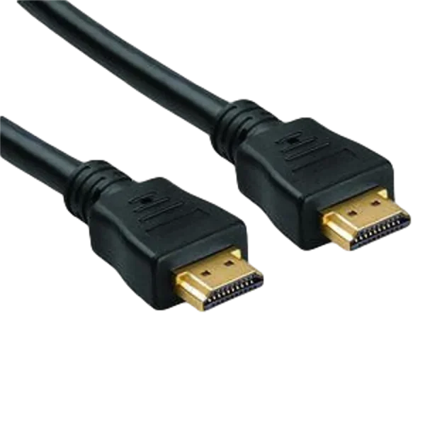 כבל HDMI- HDMI 2M HIGH SPEED זהב