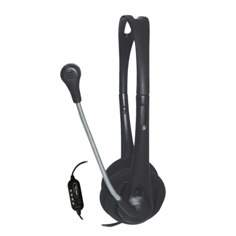אוזניות חוטיות H/SET HS008 USB מבית SILVER LINE
