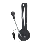 אוזניות חוטיות  H/SET HS008 USB מבית SILVER LINE