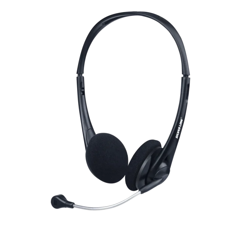 אוזניות+מיקרופון SILVER LINE HS010V USB