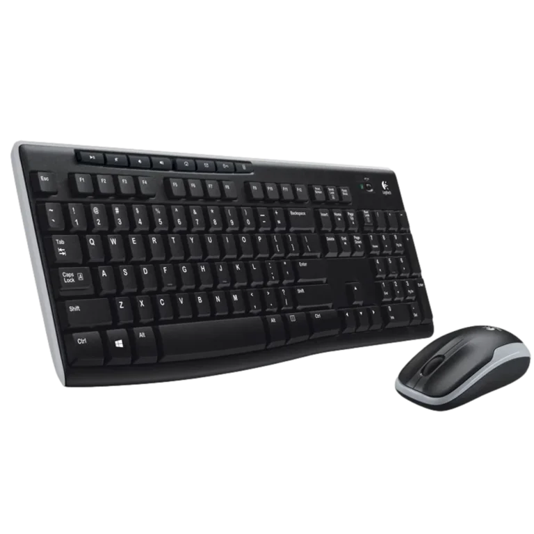 סט מק ועכבר אלחוטי MK270 USB רוסי LO