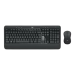 סט מקלדת ועכבר אלחוטיים Logitech MK540 שחור