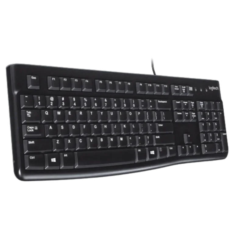 מקלדת חוטית Logitech K120 USB שחור