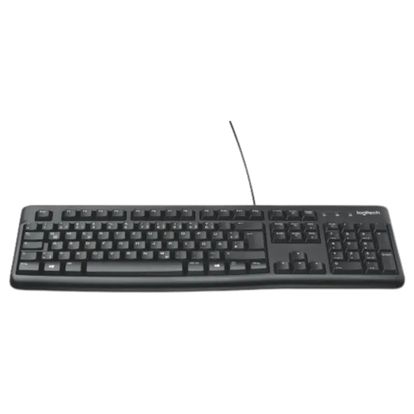 מקלדת חוטית Logitech K120 USB שחור