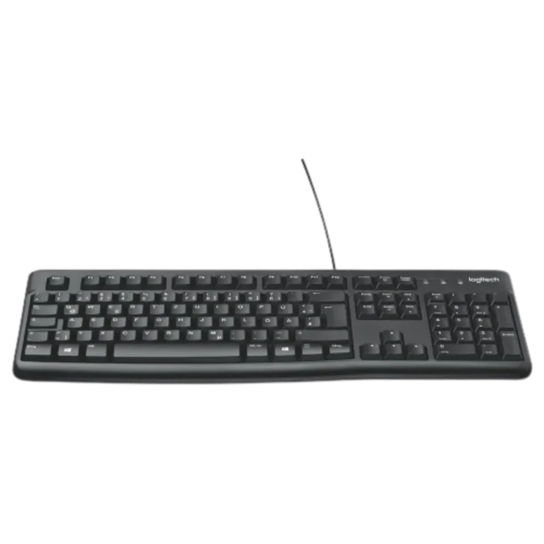 מקלדת חוטית Logitech K120 USB שחור