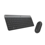 מקלדת דקה ועכבר מבית LOGITECH דגם MK470 בצבע אפור