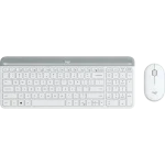 מקלדת דקה ועכבר מבית LOGITECH דגם MK470 בצבע לבן