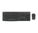 מקלדת ועכבר אלחוטיים  Logitech MK295 Silent בצבע אפור בעברית ואנגלית