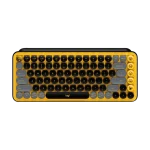 מקלדת מכאנית אלחוטית שחור צהוב LOGITECH POP KEYS