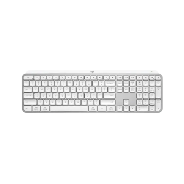 מקלדת אלחוטית מוארת Logitech MX Keys S – צבע לבן