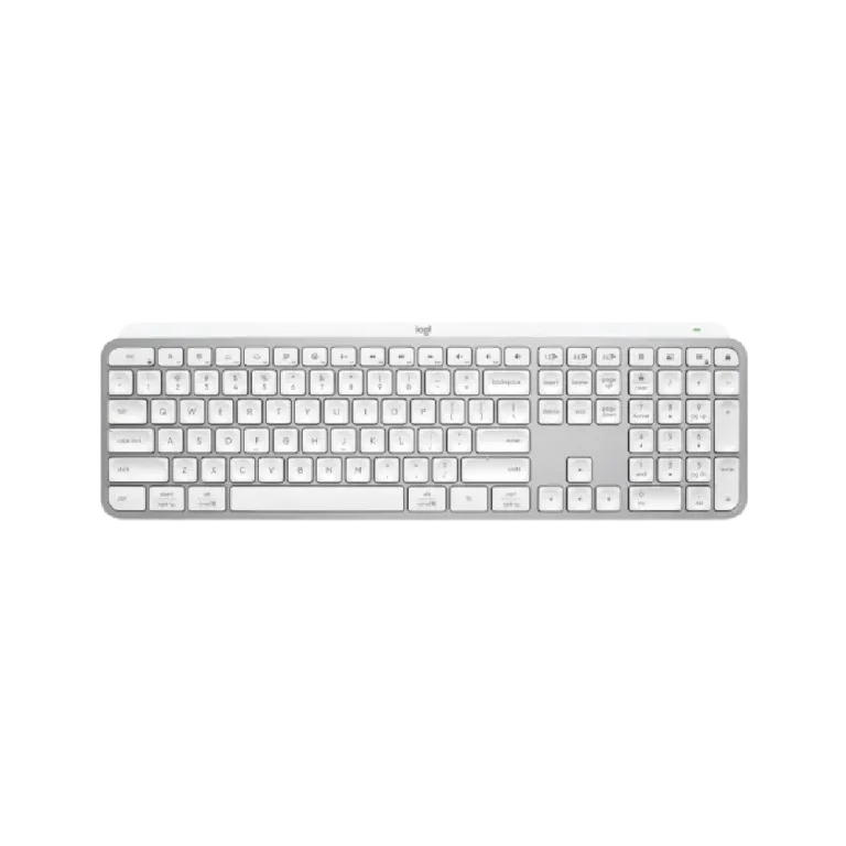 מקלדת אלחוטית מוארת Logitech MX Keys S – צבע לבן