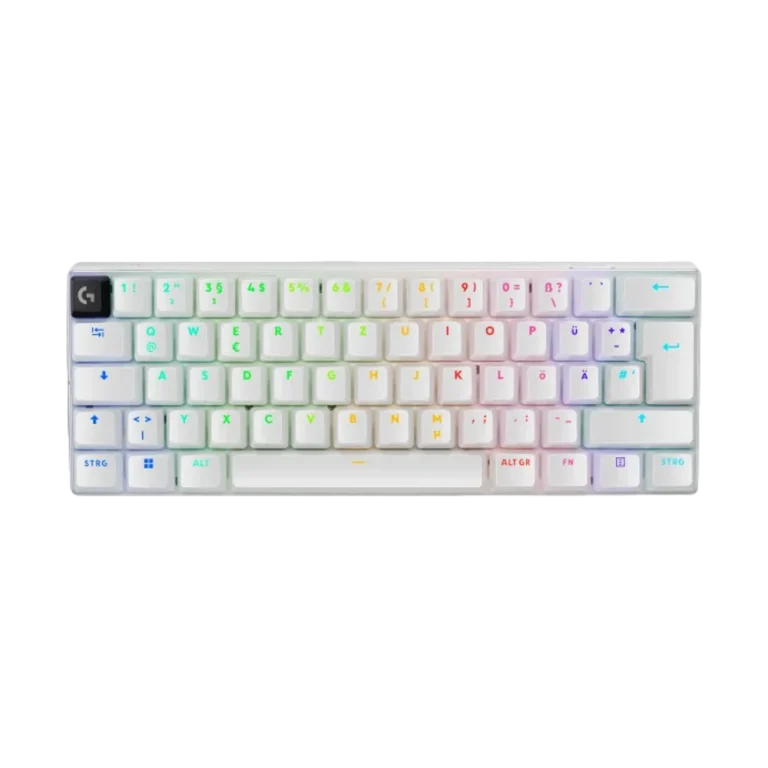 מקלדת גיימינג אלחוטית –Logitech G Pro X 60 TKL בצבע לבן
