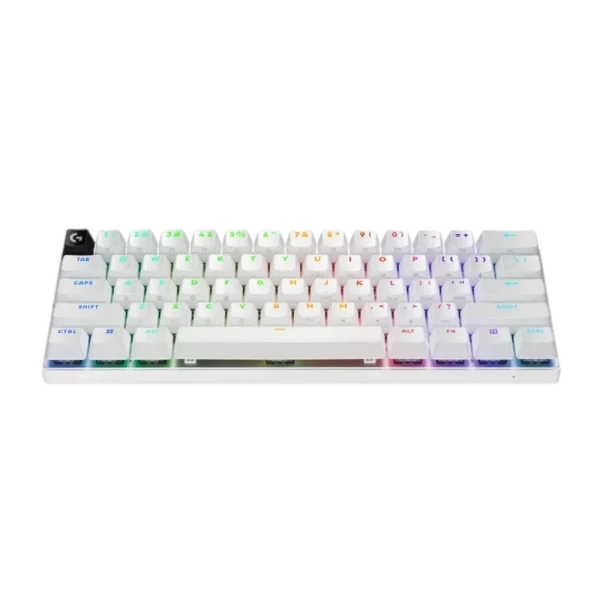 מקלדת גיימינג אלחוטית –Logitech G Pro X 60 TKL בצבע לבן