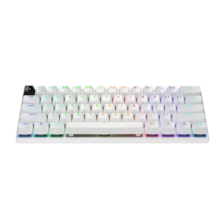 מקלדת גיימינג אלחוטית –Logitech G Pro X 60 TKL בצבע לבן