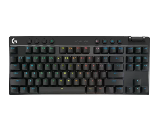 מקלדת גיימינג אלחוטית PRO X TKL LIGHTSPEED  Logitech G- צבע שחור