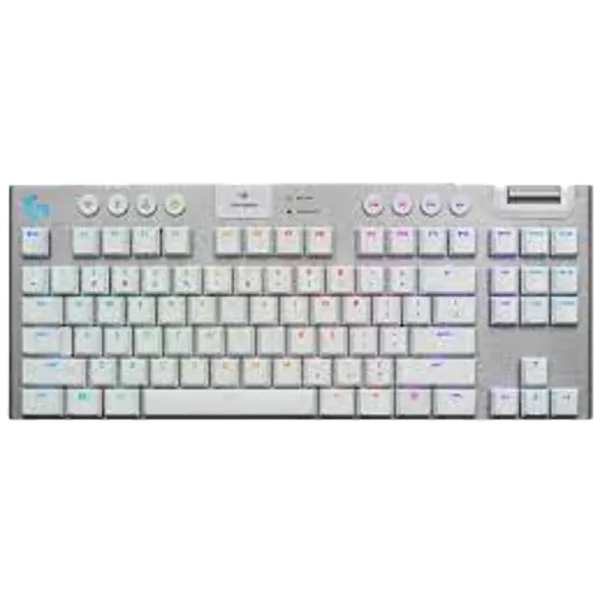 LIGHTSPEED Gaming Keyboard-WHITE-2.4GHZ/BT- TAC
