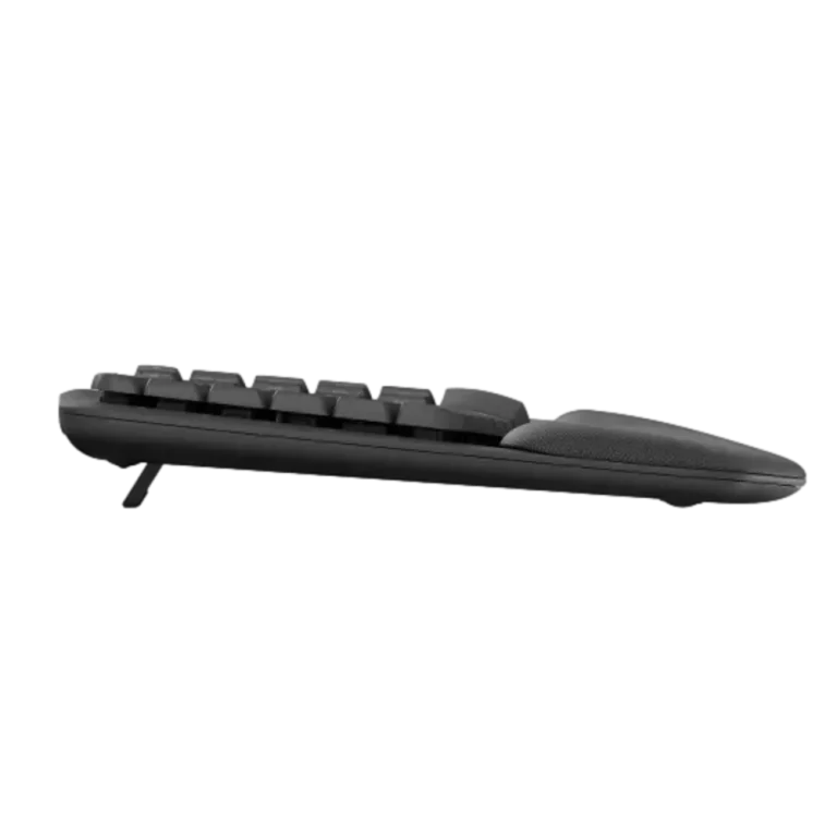 מקלדת ארגונומית אלחוטית Logitech WAVE KEYS-בצבע שחור