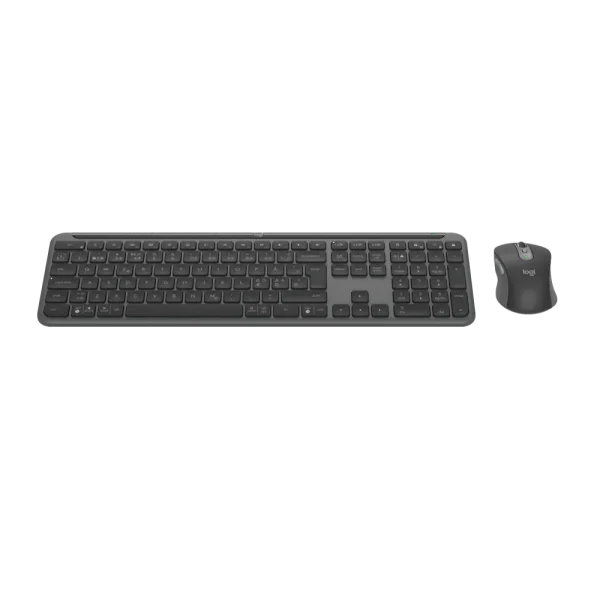 סט אלחוטי - Logitech MK950 SLIM מבית Logitech בצבע Graphite