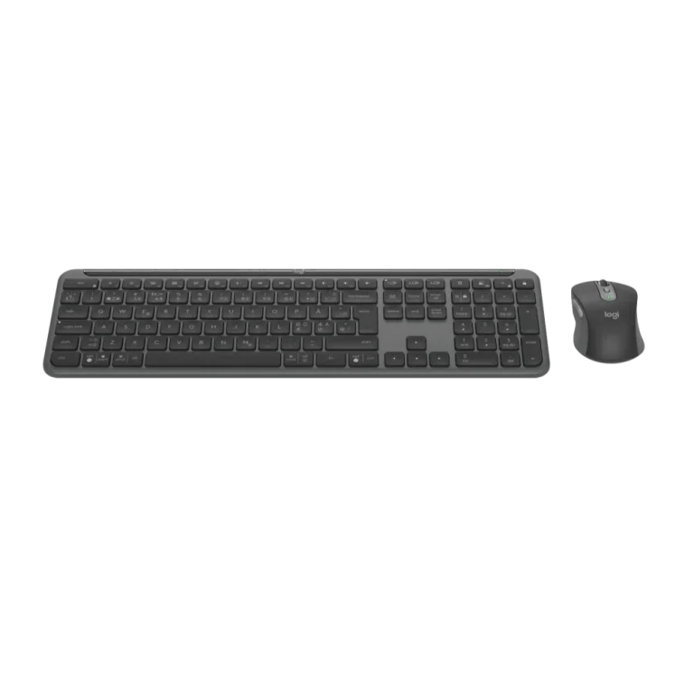 סט אלחוטי - Logitech MK950 SLIM מבית Logitech בצבע Graphite