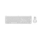 סט אלחוטי - Logitech MK950 SLIM מבית Logitech בצבע Off-white
