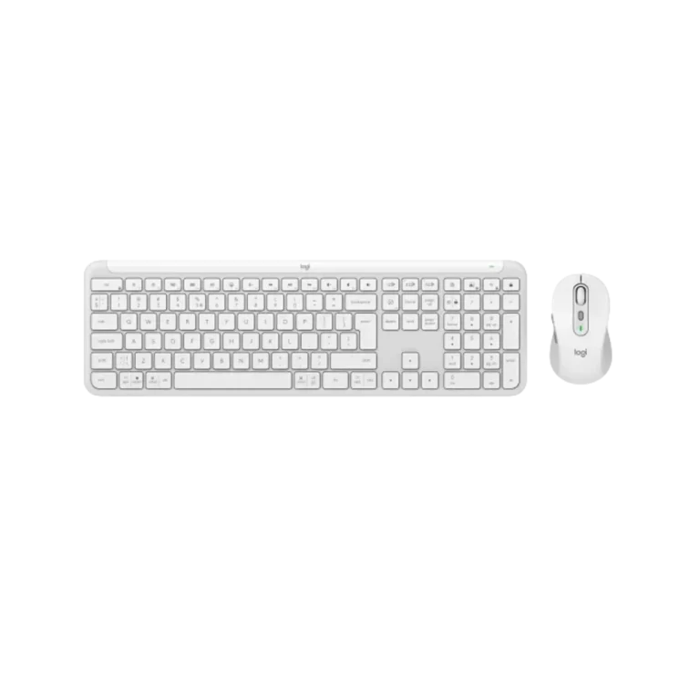 סט אלחוטי - Logitech MK950 SLIM מבית Logitech בצבע Off-white