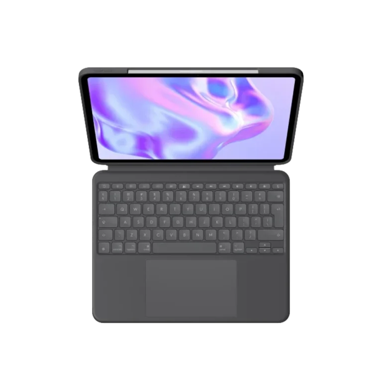 כיסוי מקלדת LOGITECH Combo Touch בצבע גרפיט, עבור iPad Pro 11 Inch (M4)